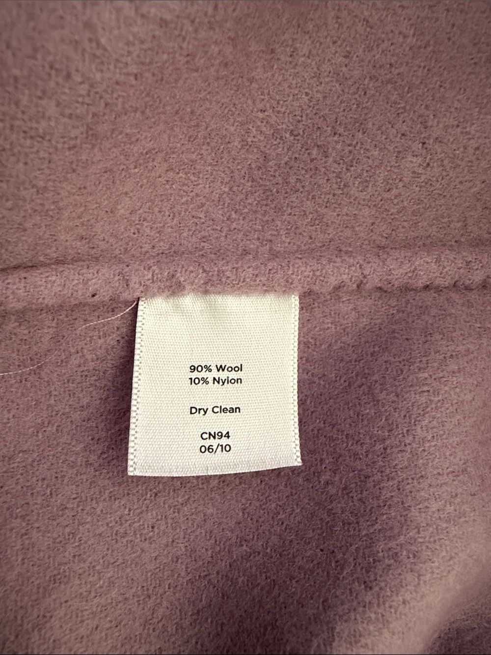 Talbots Lavender Ruffle-Front Suit Jacket - Picture 10 of 10